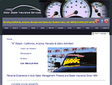 Tablet Screenshot of motordealerservices.com